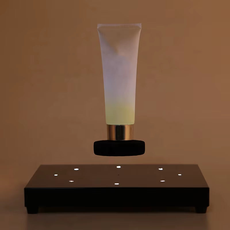 Trade Show Magnetic Levitation Floating Display Rack 400G Load Portable Custom Private Label LED Product Showcase