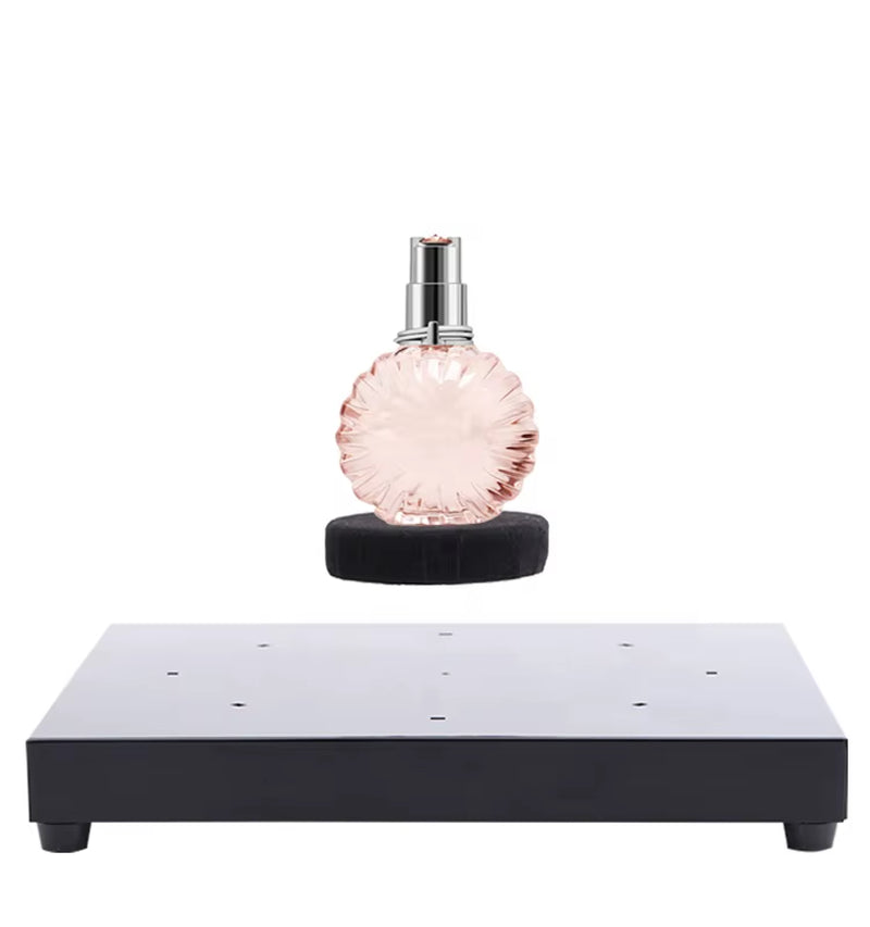 Trade Show Magnetic Levitation Floating Display Rack 400G Load Portable Custom Private Label LED Product Showcase