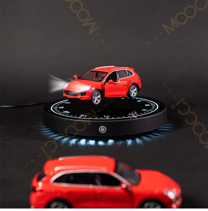 New 1:36 Openable Mini Porsche Model Collectible Gift Desk Decor Magnetic Levitation Floating Diecast Car for Boys Car Lovers