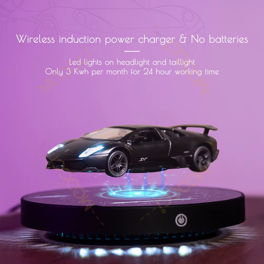 High Quality 1:36 Magnetic Levitating Mini Lamborghini Floating 3D Alloy Metal Model Boy'S Gifts Decorations Diwali Diecast Car