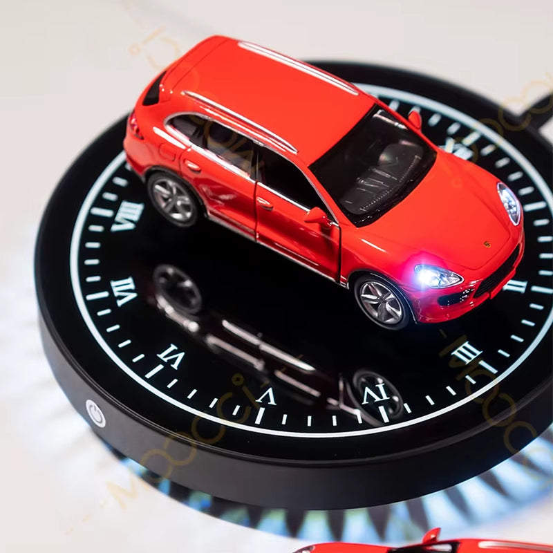 New 1:36 Openable Mini Porsche Model Collectible Gift Desk Decor Magnetic Levitation Floating Diecast Car for Boys Car Lovers