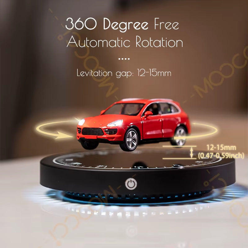 New 1:36 Openable Mini Porsche Model Collectible Gift Desk Decor Magnetic Levitation Floating Diecast Car for Boys Car Lovers