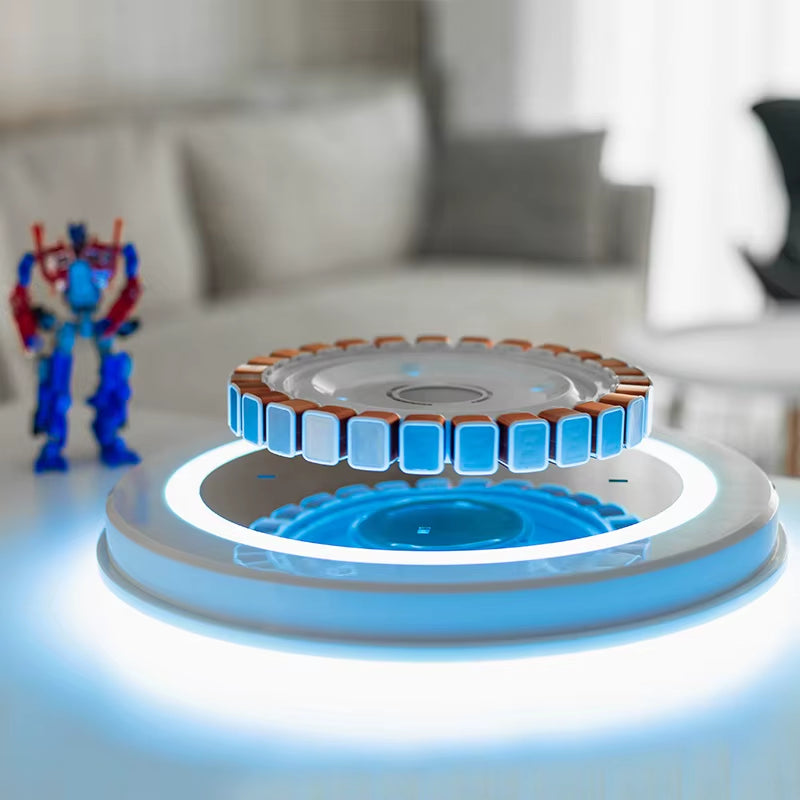 500G Modern Luxury ABS Table LED Magnetic Levitation Floating Cardboard CE ROHS Certified Shoe Bag Display Stand